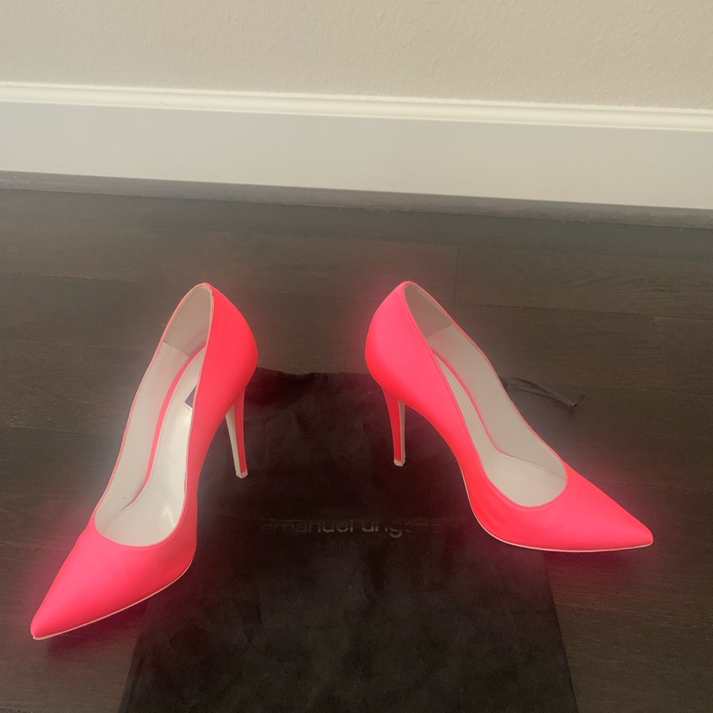 Emanuel Ungaro Neon Pink Stilettos